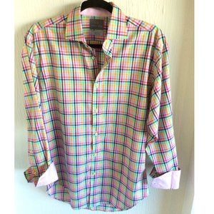 Thomas Dean, Size S, Mens Button Down Shirt, Excellent Condition